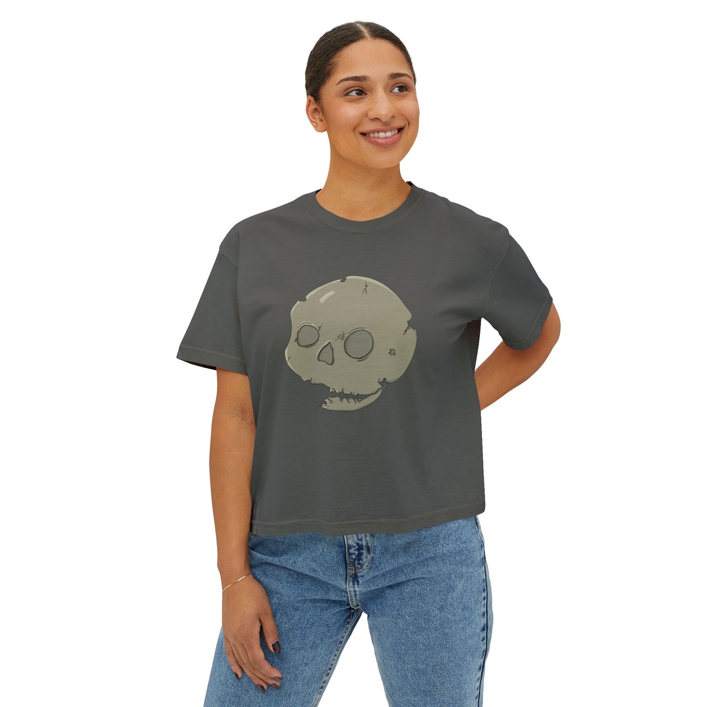 Skull Boxy Tee